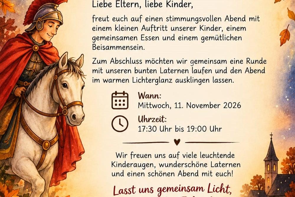Einladung St. Martinsfest