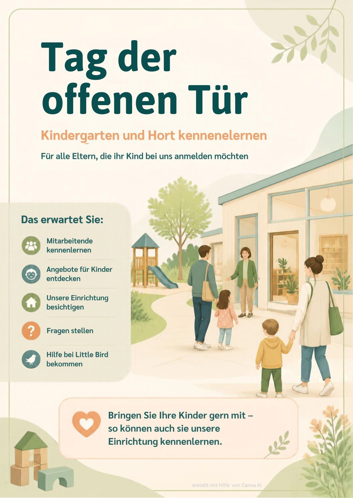 Einladung zum Tag der offenen Tür